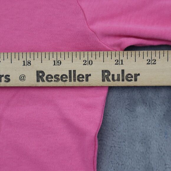 Joan Harper Shirt Womens M Pink Short Sleeve Collared Button Knit Polo - Picture 4 of 14